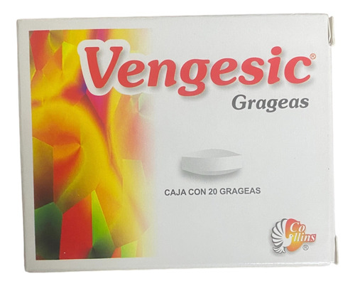  Vengesic 20 Grageas 200/100/0.5mg