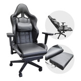 Cadeira De Escritório Gamer Ergonômica Super Luxo Preta