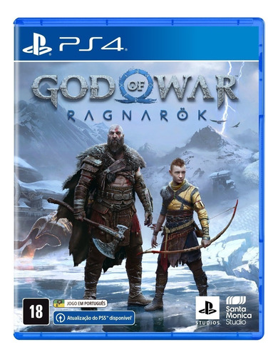 God Of War Ragnarok Ps4 Mídia Física Jogo Nacional Dublado