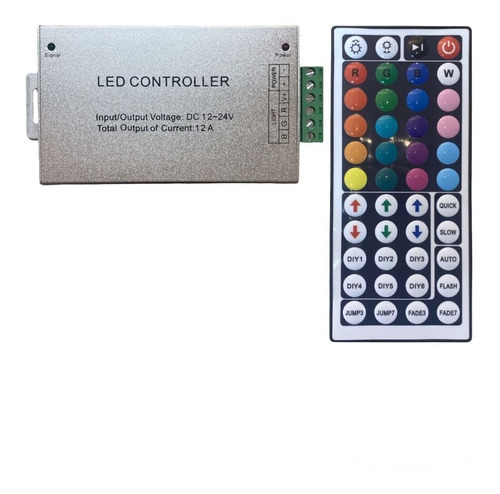 Controlador Rgb 12 Amp 12v 24v Secuencial Cinta Led/rgb