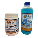 Quimico Alberca Blue Quim Dicloro Shock 1kg Y Flokant 1l