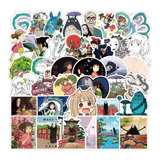 Spirited Away 50 Calcomanias Stickers Pvc Contra Agua Anime