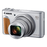 Camara Canon Sx740 Plateada Compacta 20.3 Mp Zoom 40x