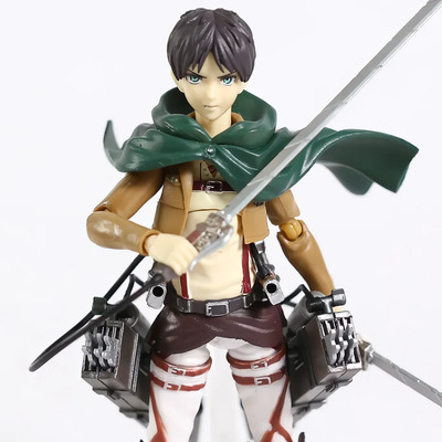 Eren Yeager Attack On Titan Figura Articulada Con Accesorios | Envío gratis