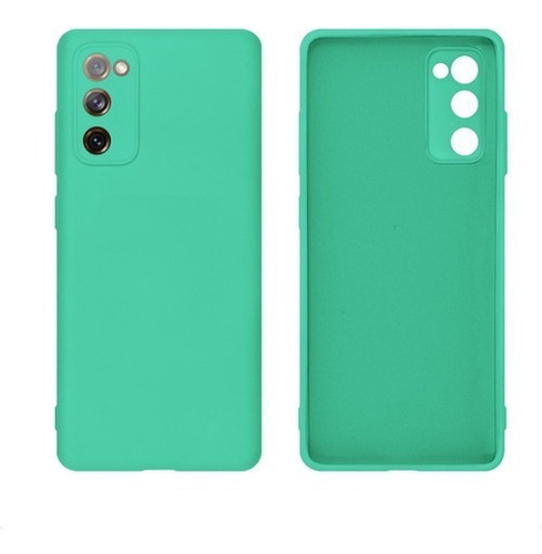 Capa Capinha Compatível Com Galaxy S20 Fe Silicone Premium Cor Menta