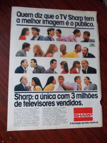 Propaganda Antiga - Sharp Tv/diners Club. Linha De Crédito