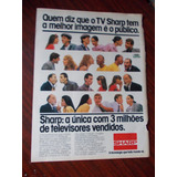 Propaganda Antiga - Sharp Tv/diners Club. Linha De Crédito