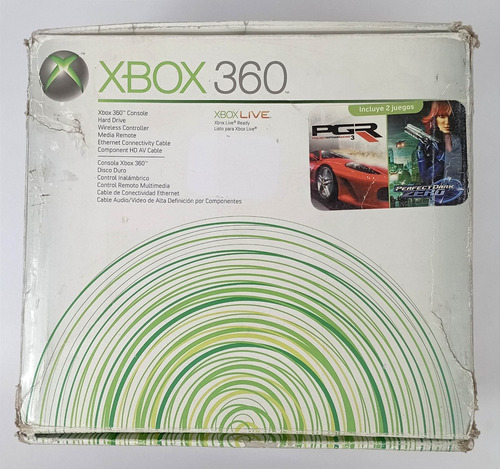 Consola Microsoft Xbox 360 En Caja Rtrmx Vj
