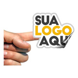 Adesivo Kit/300 Logomarca Personalizado 