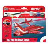 Airfix Red Arrows Hawk 1:72 Raf Aviación Militar Pequeño .