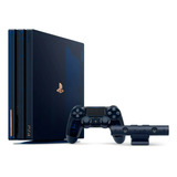 Sony Playstation 4 Pro 2tb 500 Million Limited Edition Azul-translúcido - Ps4 Pro 500 Million 2tb