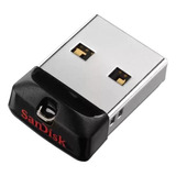 Pendrive Sandisk Cruzer Fit 8gb 2.0 Preto