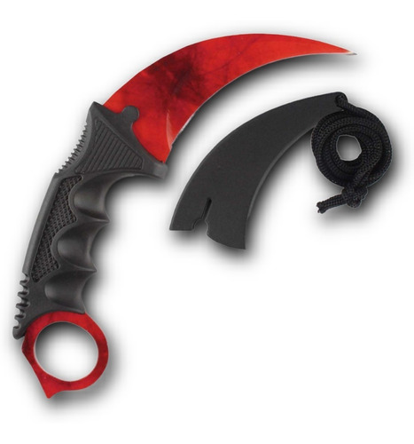 Cuchillo Tactico Kerambit Rojo - Counter Strike Csgo - Red -