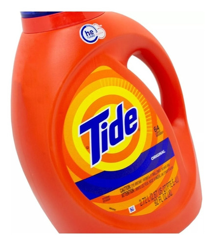 Jabon Liquido Tide Original 2.72 Lts - 64 Lavados