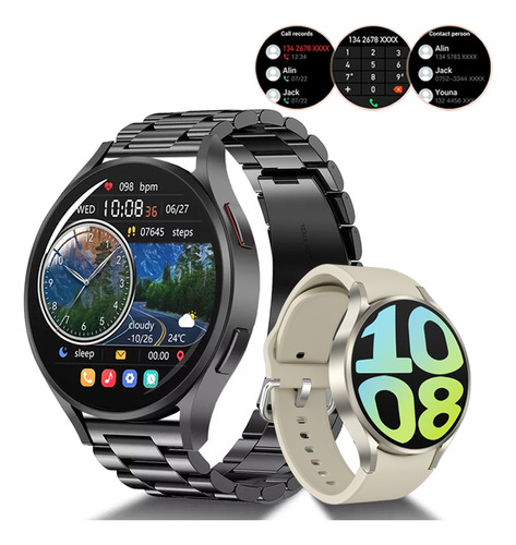 Classic Galaxy Smart Watch 6 Bluetooth Call Reloj Hombre2024