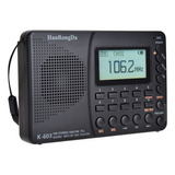 Equipo De Radio Bluetooth Radio Hrd-603, Grabadora Digital D