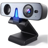 Cámara Usb Webcam 1080p Con Parlante Y Mics Rocware Rc08 Uvc