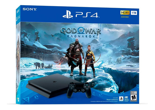 Consola Playstation Ps4 1tb God Of War Ragnarok Bundle