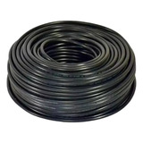 Cable 2x14 Color Negro Awg Paralelo Rollo 90 Metros