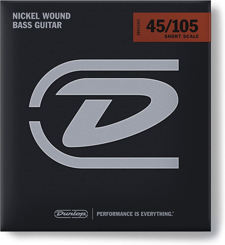 Dunlop Nickel Wound, Short Scale.045.105,   De 4 Cuerda...