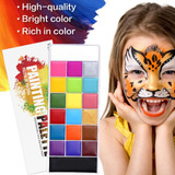 Pintura Facial De Aceite De 20 Colores, Pintura Corporal, Ma