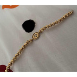 Pulsera Rolex En Oro- Bolas Adiamantadas Como Nueva- 14,2 Gr