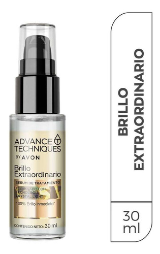 Avon Serum Advance Techniques Brillo Extremo Y Suavidad 30ml