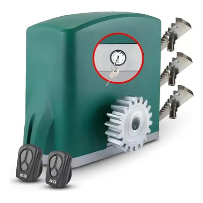 Motor Porton Corredizo Rápido Seg Solo Ch 600 Speed Hierro Frecuencia 50 Hz Tamaño Del Engranaje Z18 | Envío gratis