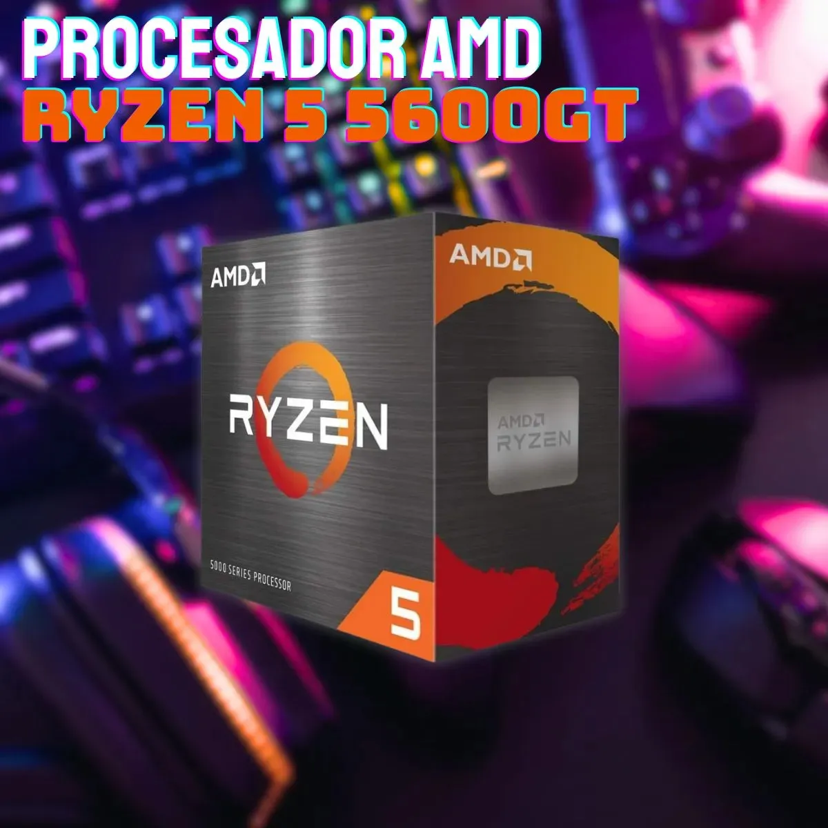 PC GAMER AMD RYZEN 5 5600G 16GB RAM DISCO SSD 240GB - GABINETE KIT