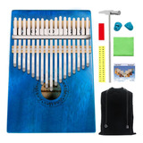 Finether Kalimba - Piano De Pulgar De 17 Teclas, Madera Azul