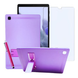 Capa Suporte Lilas P/ Tablet A7 Lite 8.7 + Caneta + Película