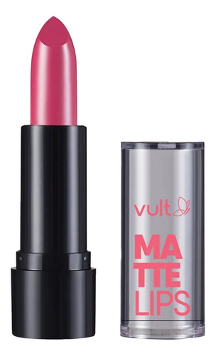 Batom Matte Lips Vult - Rosa Magenta