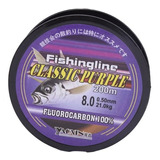 Fluorocarbono De Pesca Super Fuerte Purpura 200mts