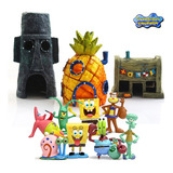 Figura De Bob Esponja Para Decoración De Acuario Con Micro P