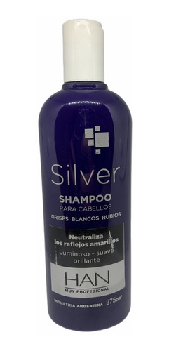  Shampoo Silver Matizador 375ml Han