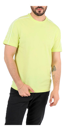 Remera Mujer Lacoste Regular Fit Amarillo In Store