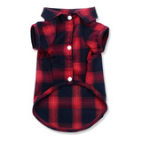 Camisa Para Mascotas, {rojo; Xs / Extra Pequeño}