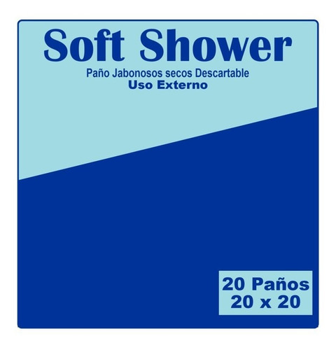 Shower Paño Jabonoso Para Baño Bebes Y Adulto X 6 Pack