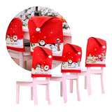 Pack 4 Fundas Silla Navidad Comedor Decoracion Navideña