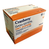 Gasa Cranberry Esteril 5x5 No Tejida (pack 5 Cajas)