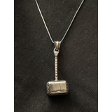 Collar Martillo De Thor Marvel Mjolnir Acero Inoxidable