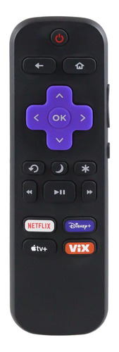 Control Compatible Para Aio Roku Pantalla  Mas Pilas