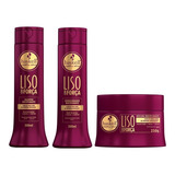 Kit Liso Força Haskell Shampoo E Condic 300ml + Máscara 250g