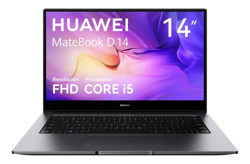 Laptop Huawei Matebook D 14'' I5 512gb Ssd 8gb Ram Spacegris
