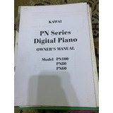 Manual Piano Digital Kawai Pn 100 Pn 80 Pn 60 - Loja Jarbas