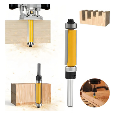 Brocas Fresa Copiadora Router Perfilador Baleros 1/4 1/2,fresas Para Madera Herramientas,fresas Madera,fresas Para Router Herramientas,fresas Brocas Router De Redondo 1/4 Vastago Para Carpinteria