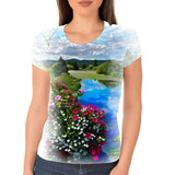 Camisa Camiseta Paisagem Natural Cultural Campo Rio Mundo 8