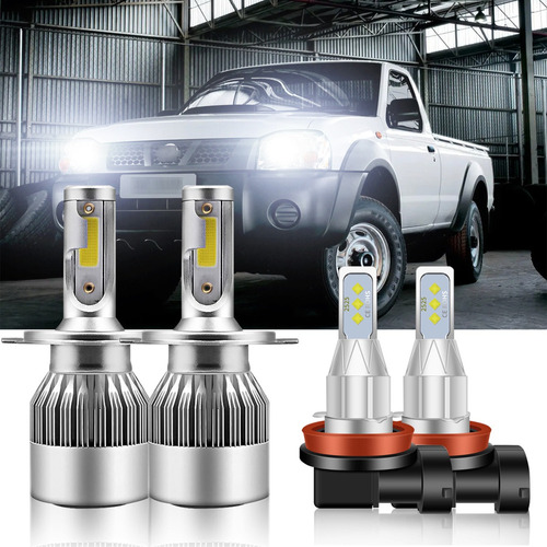 9003 H11 Kit Focos Led Para 2012-2019 Nissan Marzo 12000lm