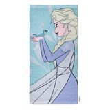 Toallon 70x130 Piñata Frozen - Elsa Color Celeste