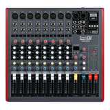 Mixer Pro Dj Ch8 Usb Consola Pasiva Mezclador Bluetooth